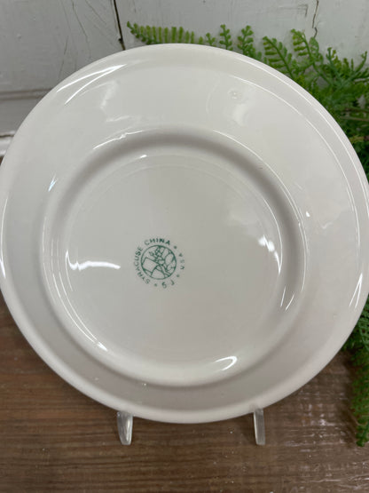 SYRACUSE CHINA MONK AND FISH PLATE