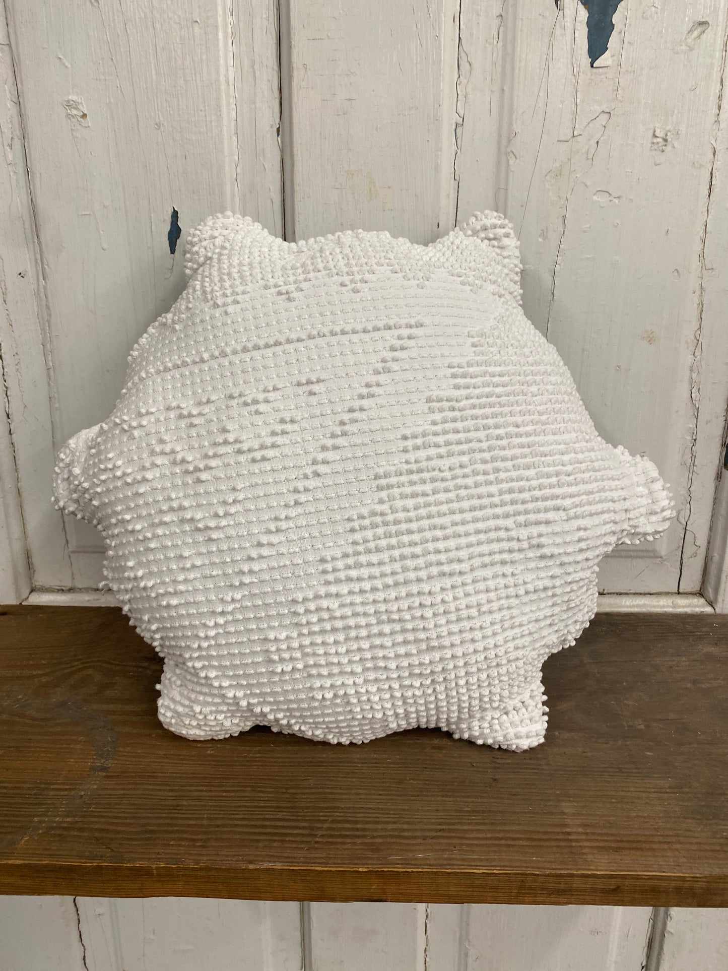 POLKA DOT FLOWER PILLOW