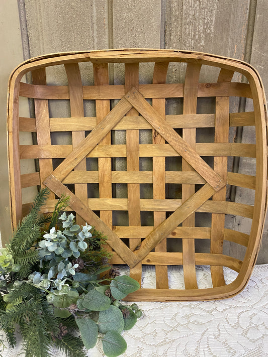 NEW - LG BROWN TOBACCO BASKET