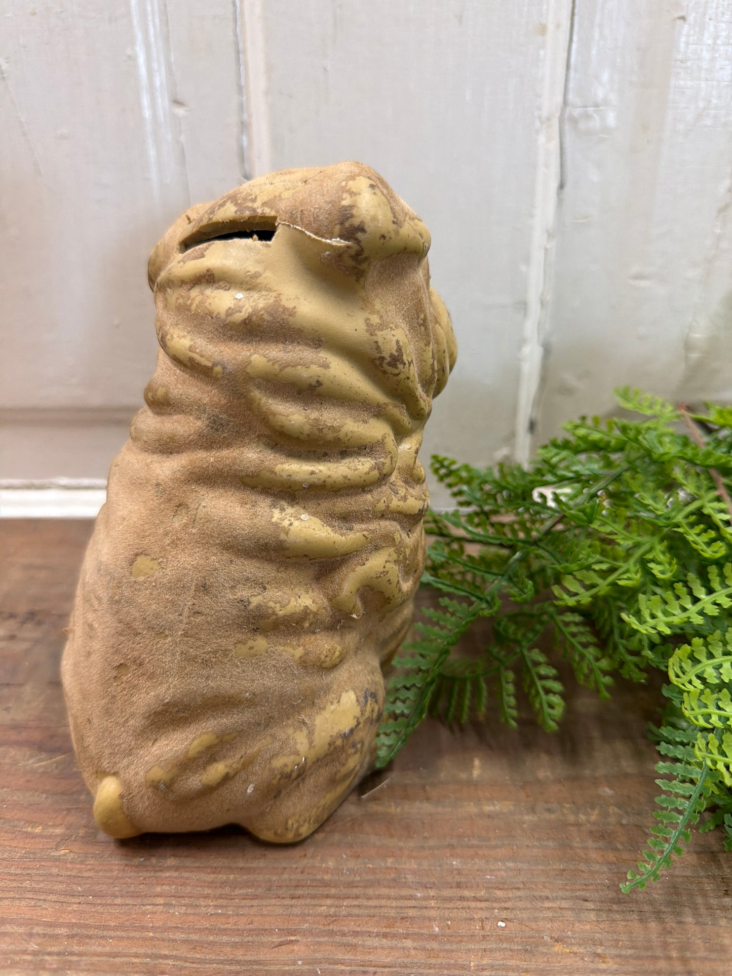 FELT BULLDOG BANK