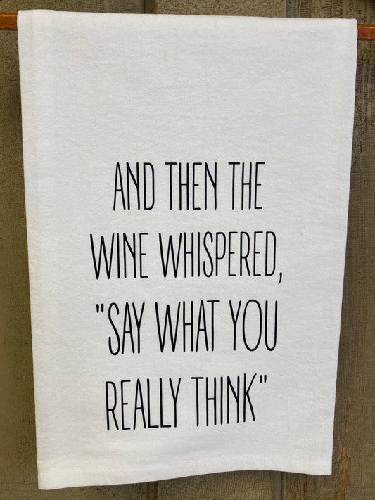 SAY WHAT YOU REALLY THINK