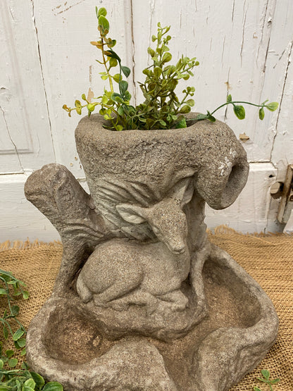 CONCRETE FOUNTAIN PIECE FAWN