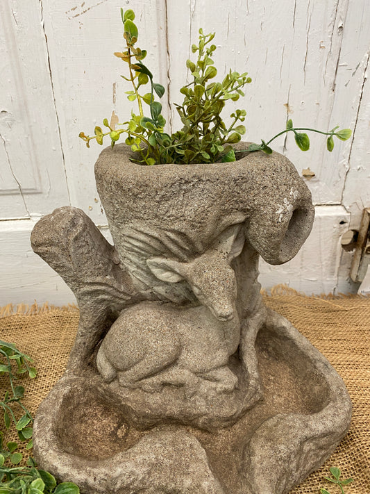 CONCRETE FOUNTAIN PIECE FAWN