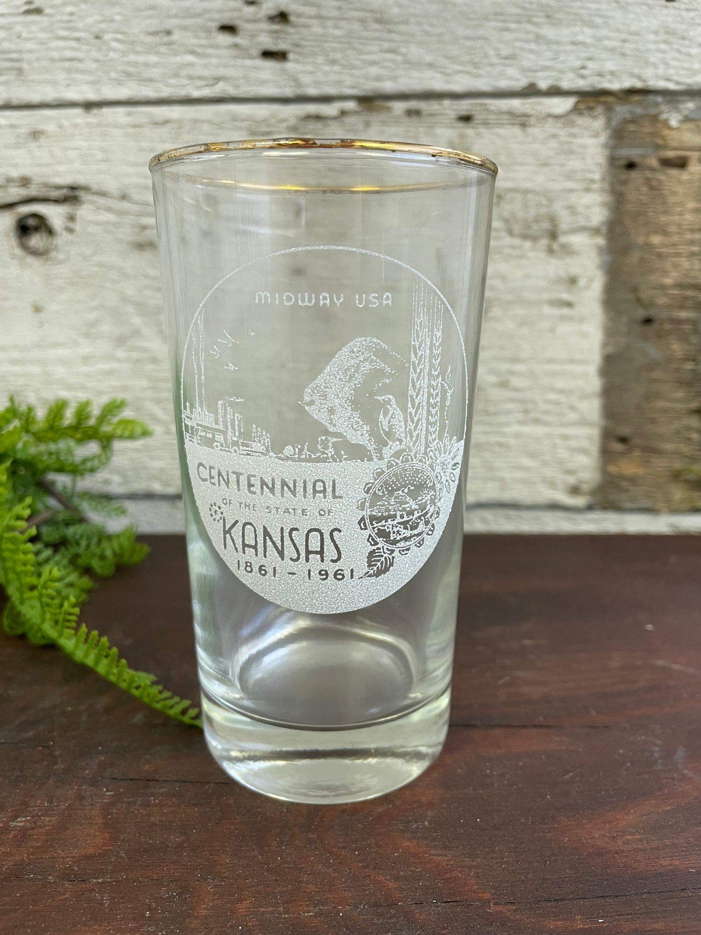 KANSAS CENTENNIAL GLASS