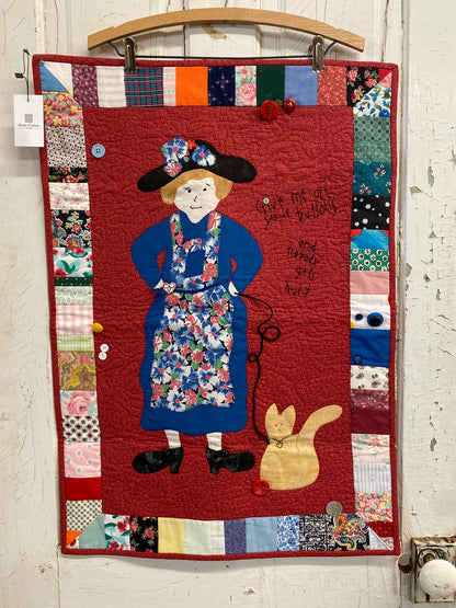 GRANDMA BUTTONS WALL HANGING