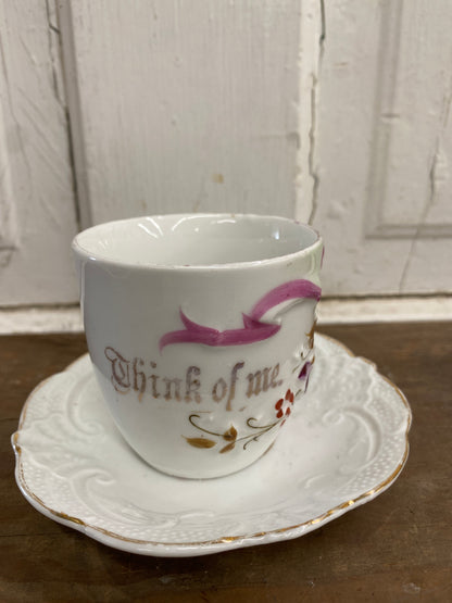 THINK OF ME CUP & SAUCER
