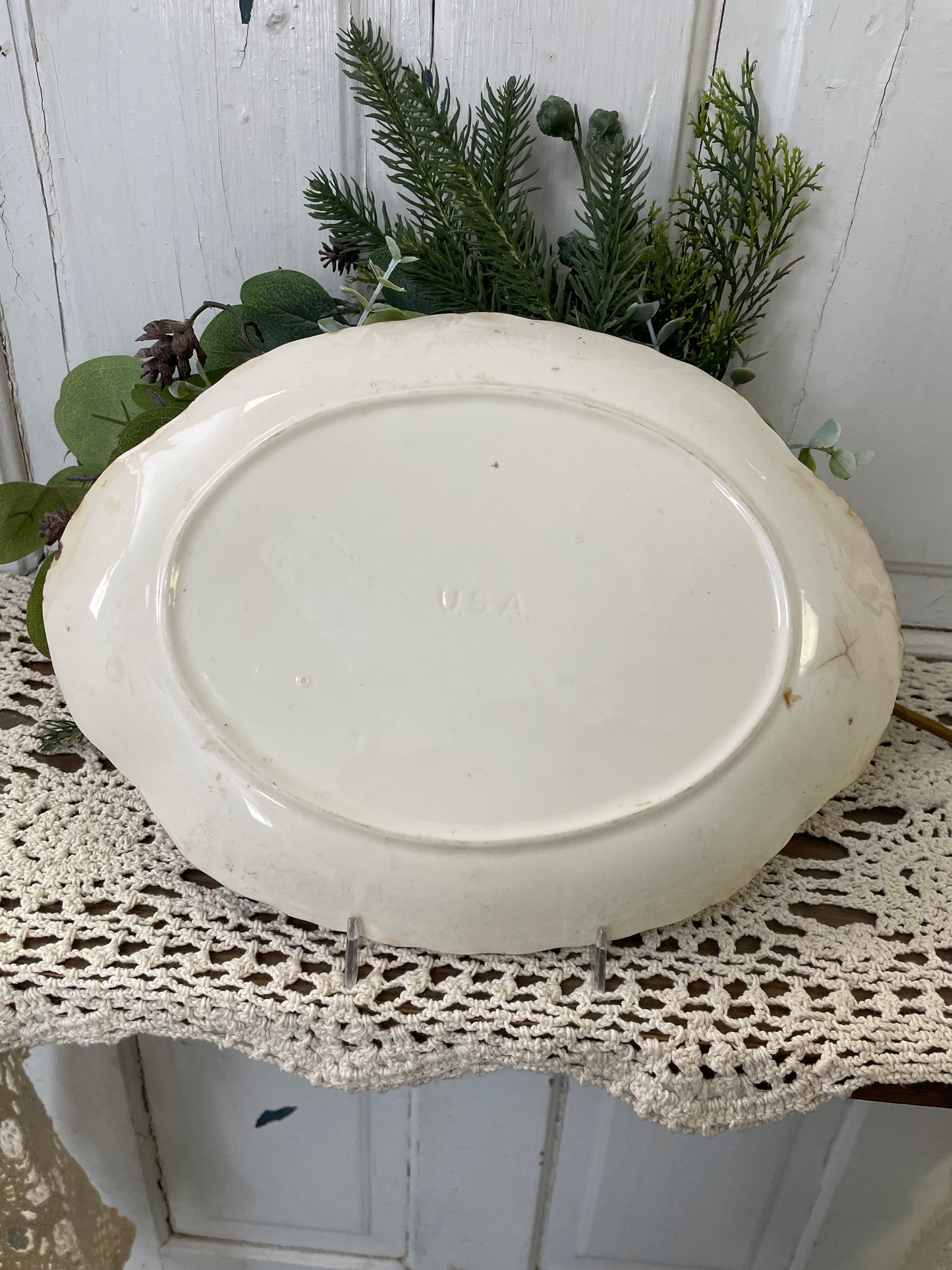 USA IRONSTONE PLATTER