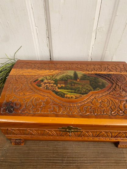 HAND CRAFTED JEWELRY BOX