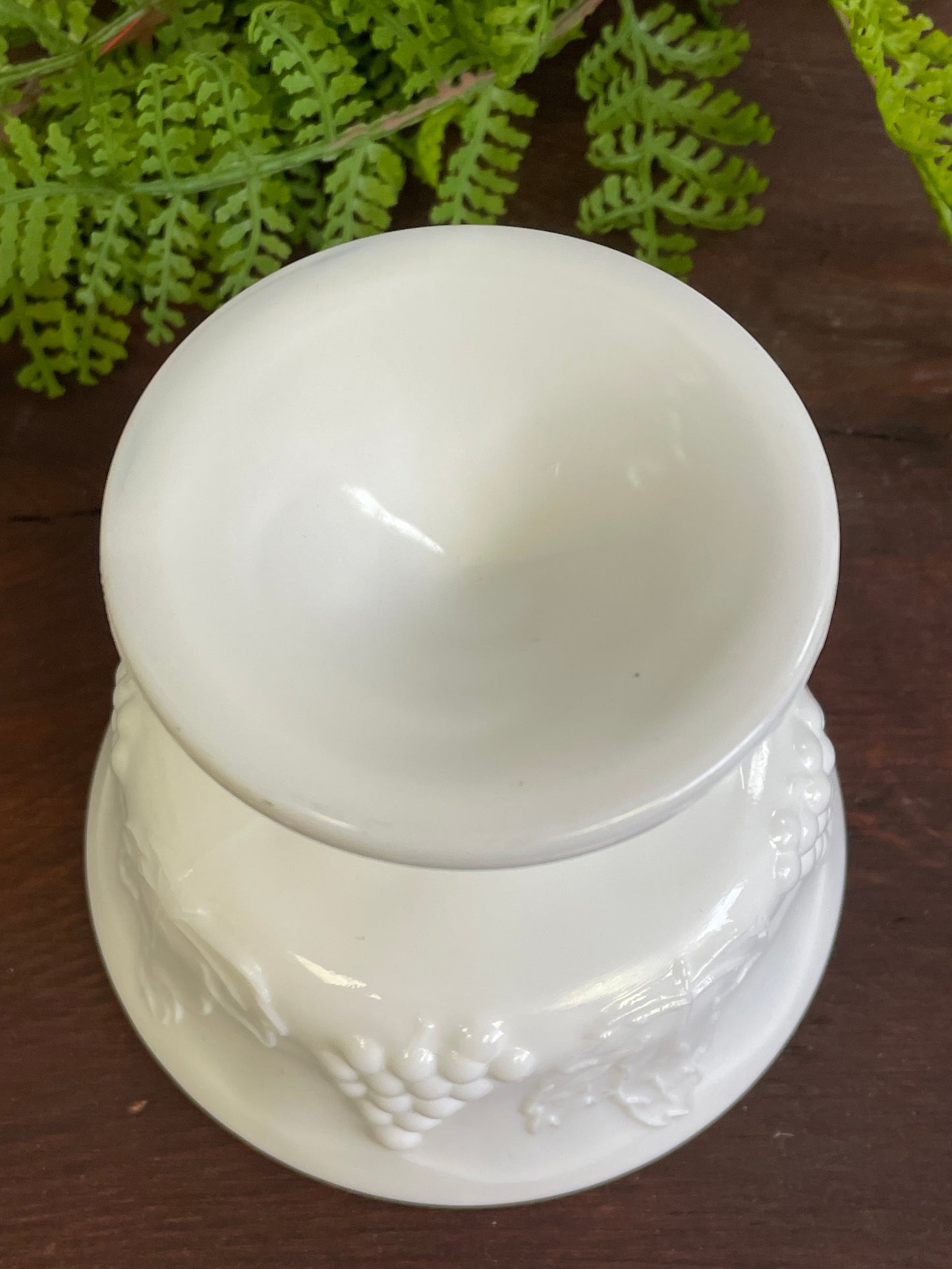 INDIAN GLASS COLONY DISH