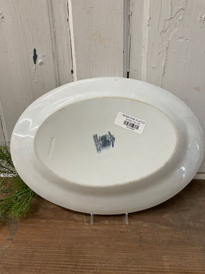 IRONSTONE PLATTER