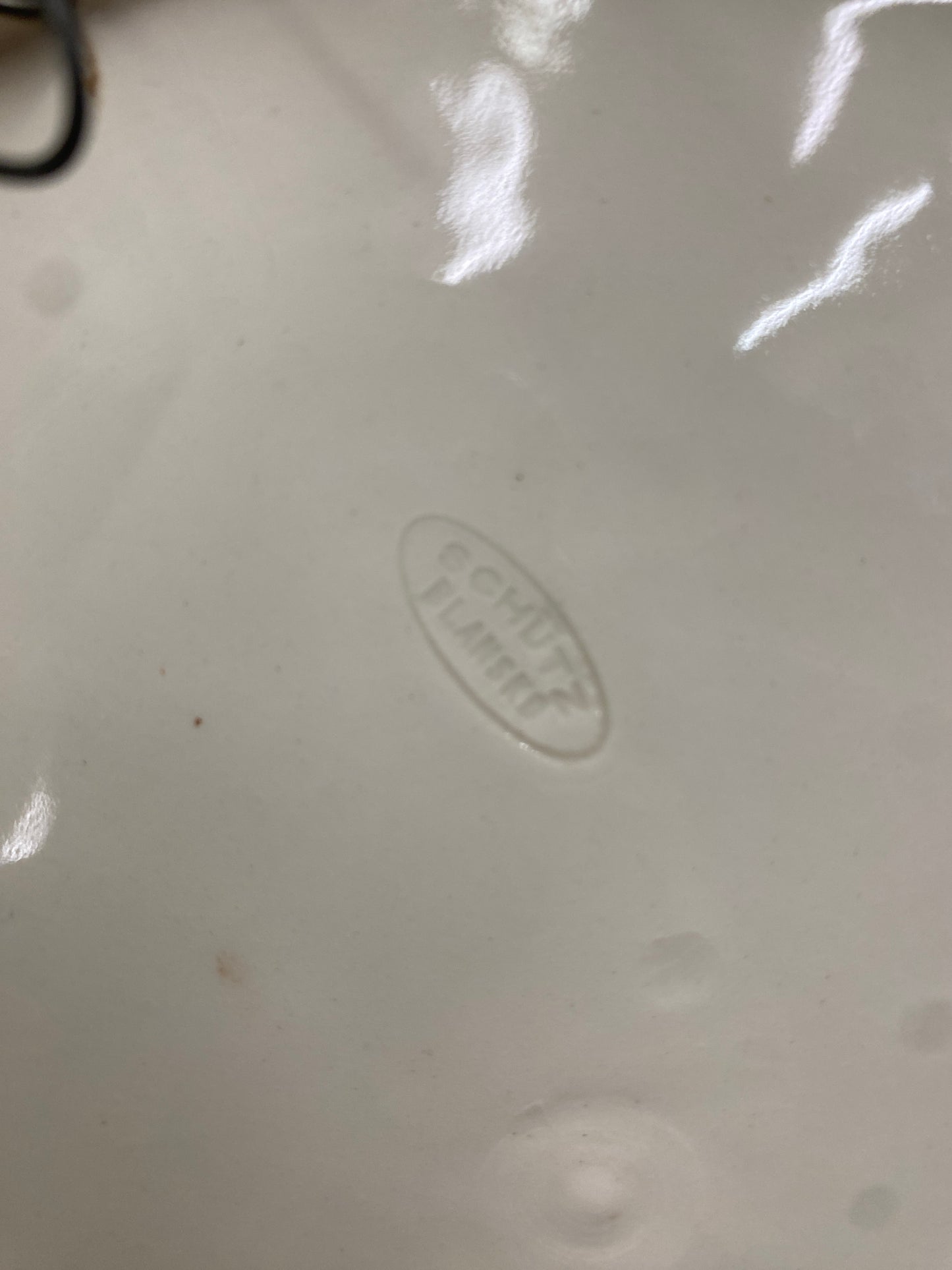 SCHUTZ BLANSKO POTTERY CHARGER