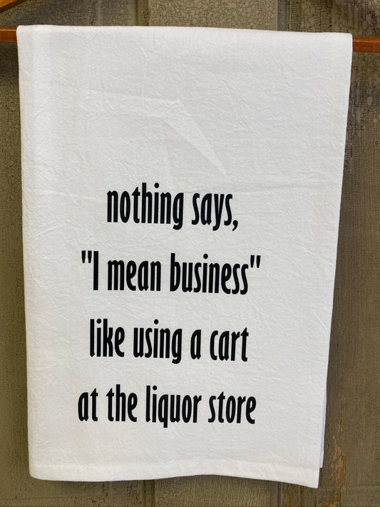 I MEAN BUSINESS