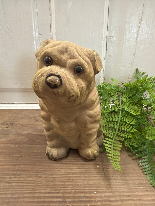 FELT BULLDOG BANK