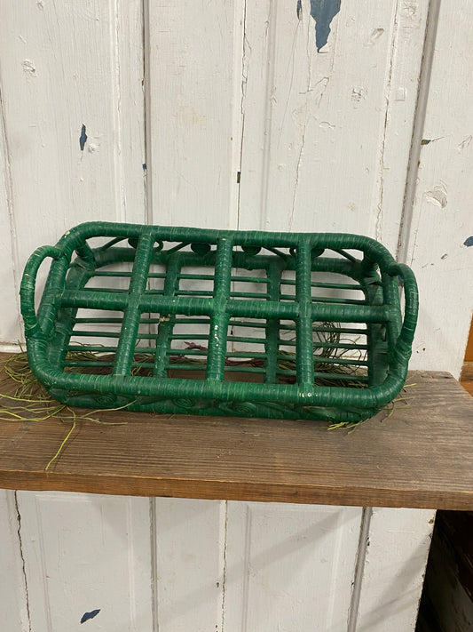 RATTAN BEVERAGE CADDY