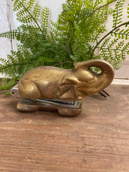 BRASS ELEPHANT STAPLER