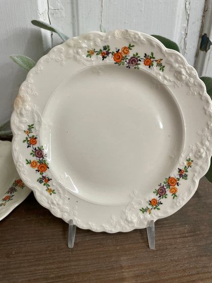 FLORAL DESSERT PLATE