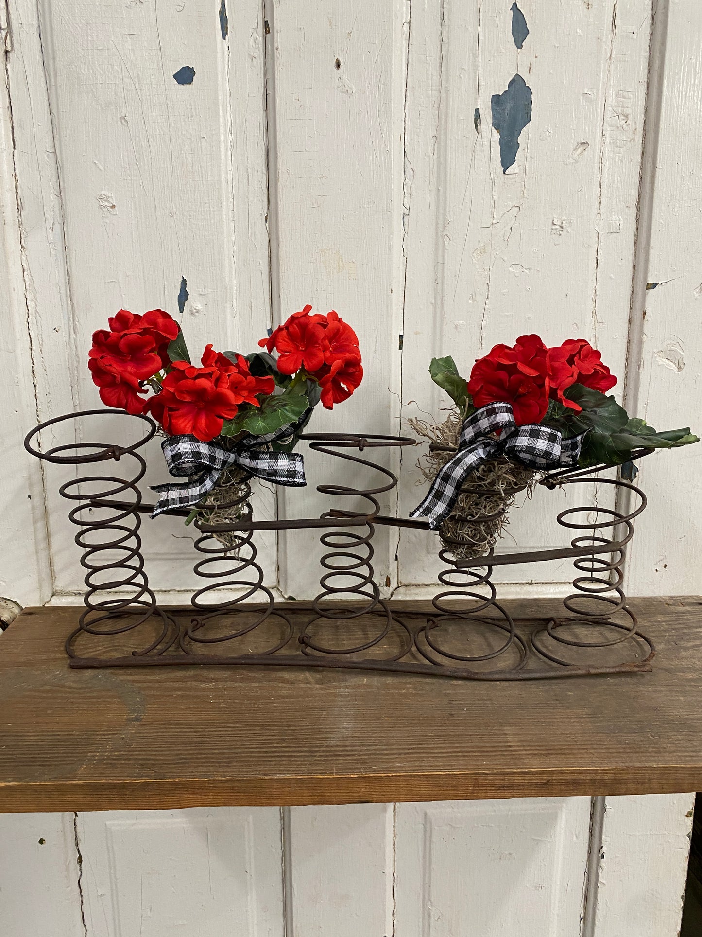 METAL BED SPRING RACK