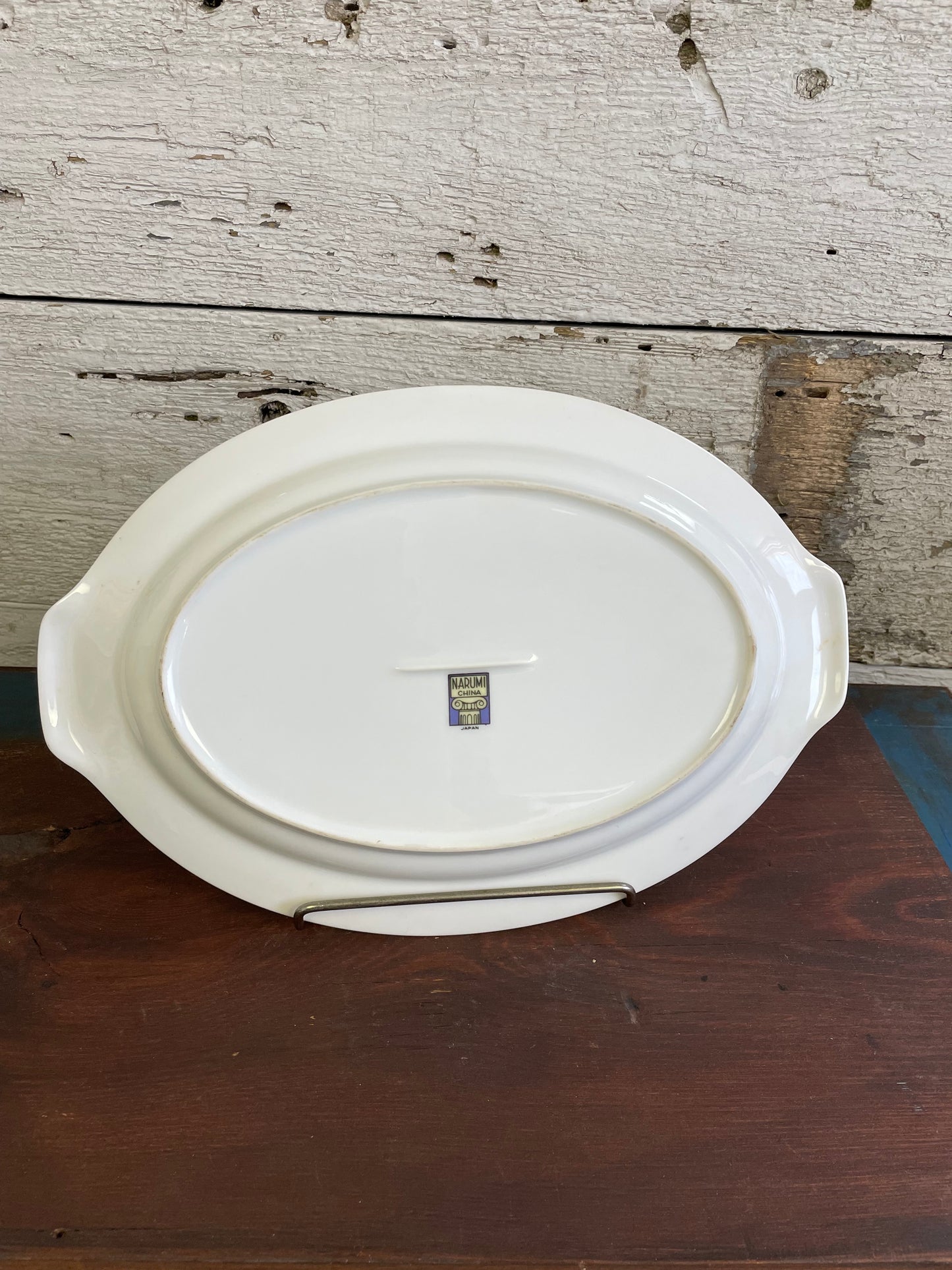 NARUMI YELLOW ROSE OVAL PLATTER