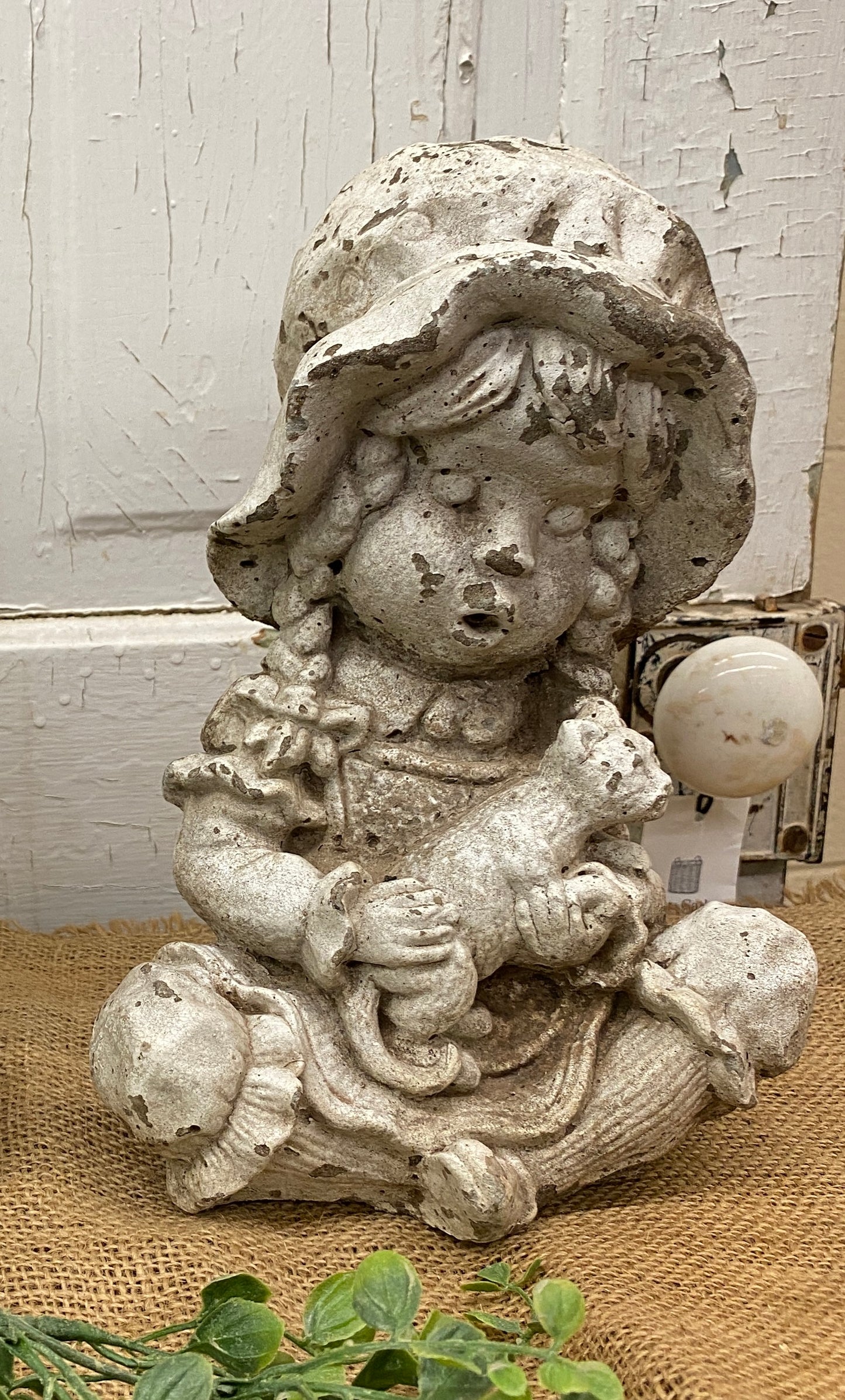 CONCRETE GIRL WITH CAT