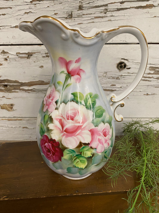 HAND PAINTED PITCHER