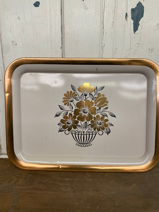 METAL FLORAL TRAY