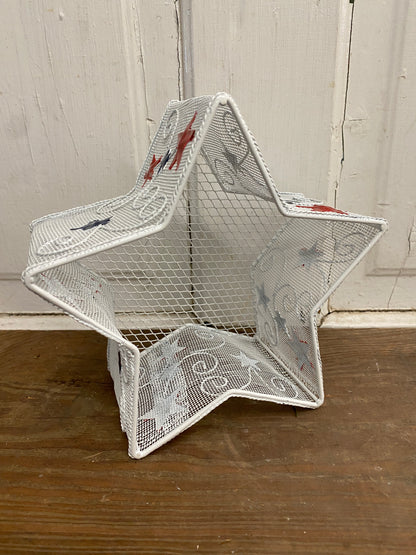 WHITE STAR BASKET