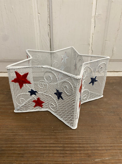 WHITE STAR BASKET